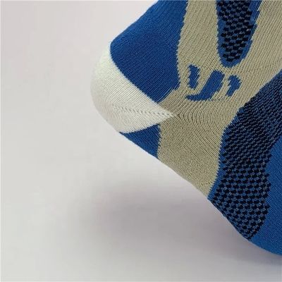Pink Blue Print Pattern Anti Slip Sports Socks LZ-20-SQ001-2