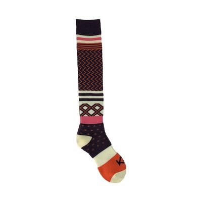 Print Pattern Women Wool Skiing Knee Warm Long Sports Knitted Socks Thick Sport Socks