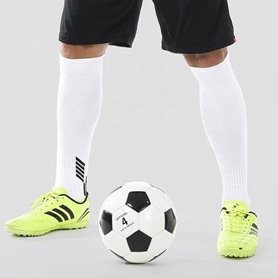 Kids Knee High Polyamide Football Socks with Cushioned Design and Non Slip Bottom