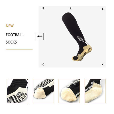 Kids Knee High Polyamide Football Socks with Cushioned Design and Non Slip Bottom