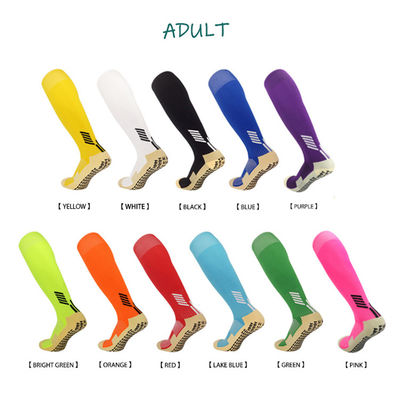 Kids Knee High Polyamide Football Socks with Cushioned Design and Non Slip Bottom