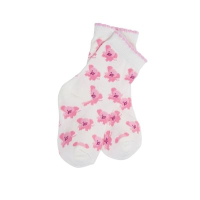 Gray Safe Non-slip Socks for Children Winter Season Cartoon Beauty Kids Socks