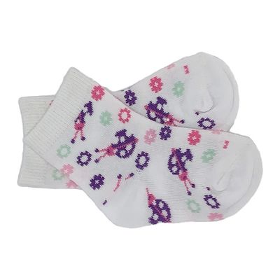Girls Ruffle Socks with Custom Logo Beauty Socks Winter Season Novelty Funny Pattern