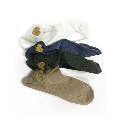 Weaving method Knitted Anti-Slip Women Crew Socks 60% Cotton Breathable Comfortable Daily