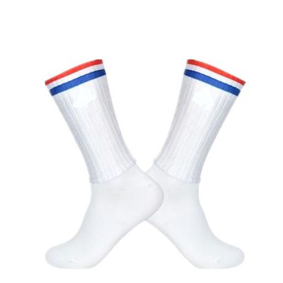 Polyamide and Spandex Fabric Anti-Slip Long Sports Socks with Personalized Printing