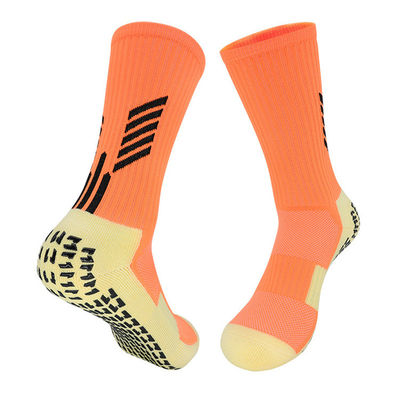 Custom Sport Grip Socks for Soccer Anti Slip and Breathable Shock Mitigation