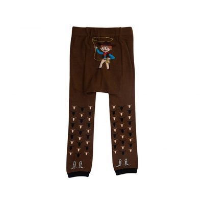 80% Combed Cotton 18% Polyamide 2% Spandex Warm Girls Tights for Outdoor Activities