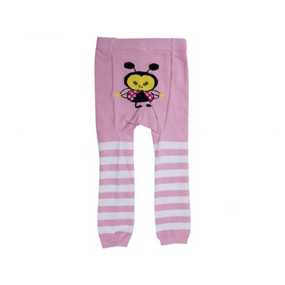 Baby Girl Knitted Tights with Standard Cozy Fit and Printing Pattern Design