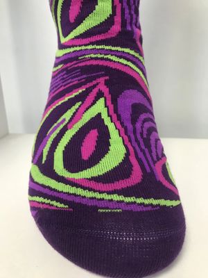 Winter Combed Cotton Socks Colorful Festival Crazy Funny 360 Print Men Women 5% Spandex