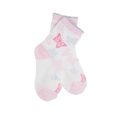 Toddler Girls Socks with Quick Dry and Breathable Fabric 70%Cotton 28%Polyester 2%Spandex