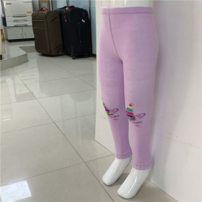 Cartoon Pattern Knitted Girls' Tights for School and Outdoor Activities