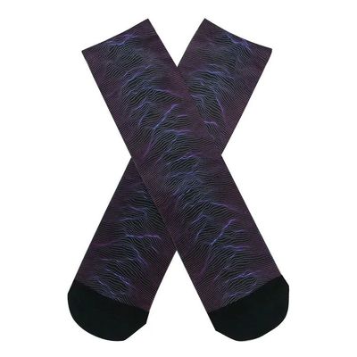 Custom Design Socks 3D Printed Fashion Polyester Quick Drying White Blank Socks Men's