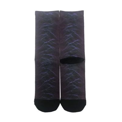 Custom Design Socks 3D Printed Fashion Polyester Quick Drying White Blank Socks Men's