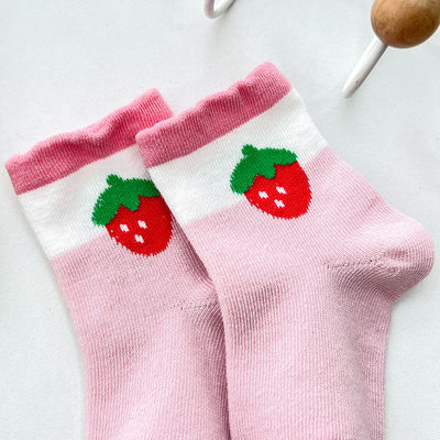 Anti Slip Baby Socks 6-12 Months in Standard Thickness and 70% Combed Cotton Material