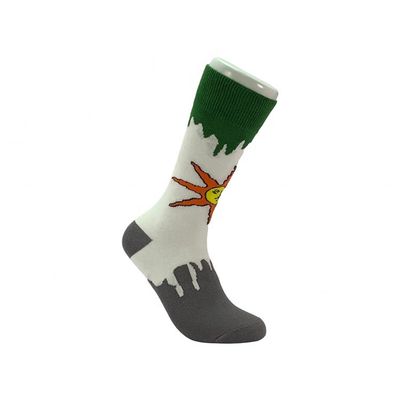 Customized Cotton Seamless Diabetic Compression Ankle Crew Socks for Hospital Patients