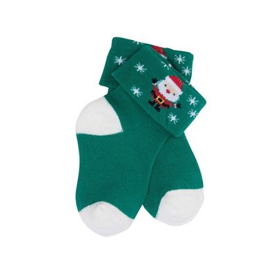 12-24M Kids Socks Knitted from Organic Cotton with Textured Design and Comfort