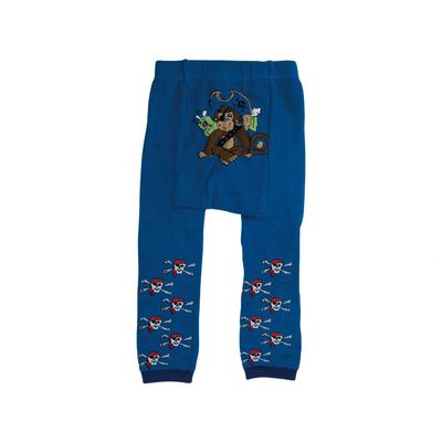 Girls' Printed Knitted Tights Comfortable Cotton Double Needle Tights with Fun Patterns
