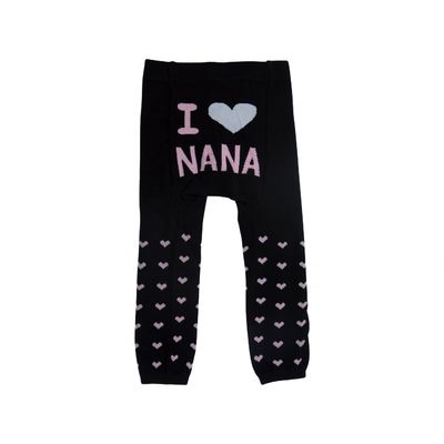 Girls' Printed Knitted Tights Comfortable Cotton Double Needle Tights with Fun Patterns