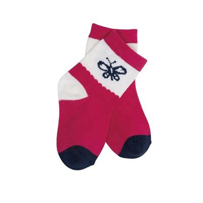 Standard Thickness Non Slip Baby Children Socks Girls Organic Stripe Socks
