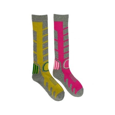 Professional Running Compression Sports Socks with Cartoon Pattern Performance