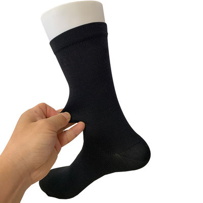 Oem Men's Hand Stitched Full Elastic Pressure Socks Custom Color Casual Ankle Length