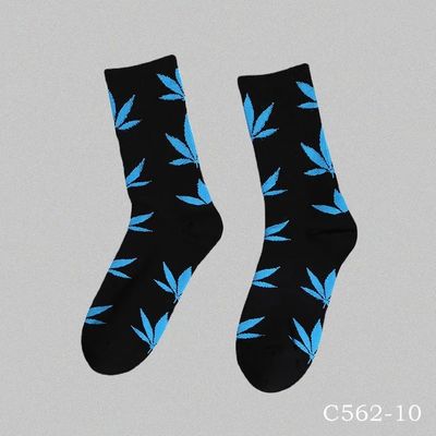 Regular Style Beauty Socks for Men Women Unisex Red Blue Cotton Elastic Sports Socks