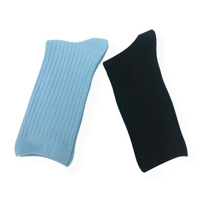 Fashion Customized Embroidery Logo Cotton Long School Style Women Socks in OEM Service