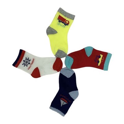 Cartoon Pattern Kids Socks in Soft and Breathable Cotton Material Perfect for Babies