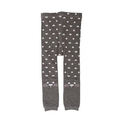 Hot Autumn Winter Baby Girl Tights with Combed Cotton Fabric and Flower Stockings Pattern
