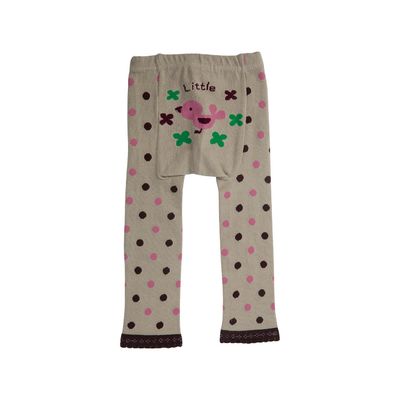 Hot Autumn Winter Baby Girl Tights with Combed Cotton Fabric and Flower Stockings Pattern