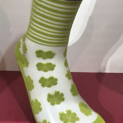 Cotton Nylon Beauty Socks Custom Logo Oem Modern Fashion Glass Socks for Women All Year
