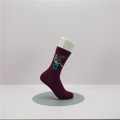 Print Custom Cotton Long Slouch Socks for Women Sweat Resistant NO Needle Detection