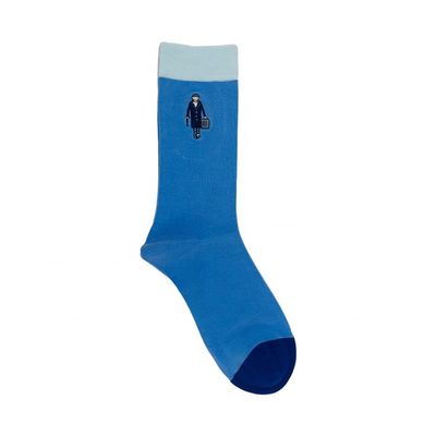 Standard Thickness Women's Socks with Custom Embroidery and Breathable Fabric 39-42
