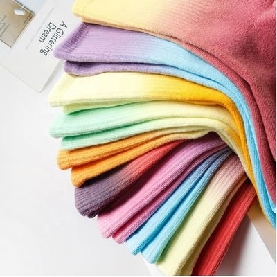 Single Cylinder Tie Dye Technical Socks for UNISEX Cool Skateboard Style