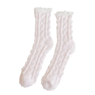 Daily Socks Breathable Non-slip Coral Fleece Floor Cozy Socks with Needle Detection NO
