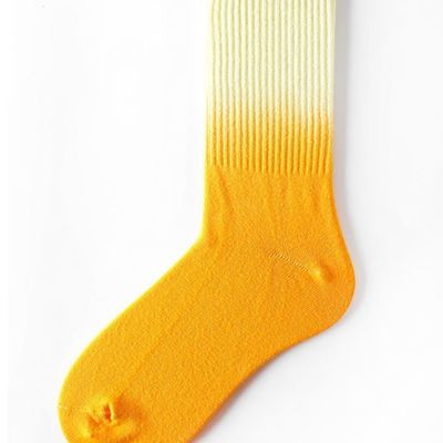 Solid Pattern Grip Tie-Dye Summer Skate Socks for Men Women Regular Style Cotton Blend