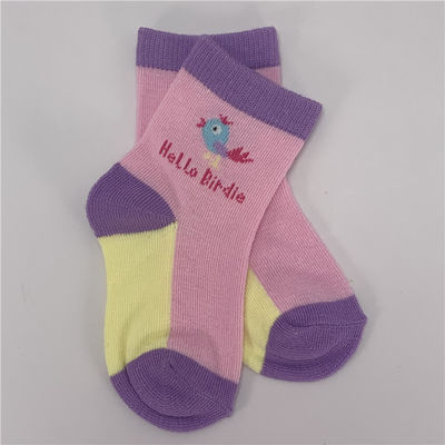 70%Cotton 28%Polyester 2%Spandex High Socks for Children Girls Printing Methods other