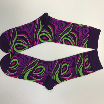 Men Casual Thin Non-slip Printing Long Socks Mens Custom Socks High CREW