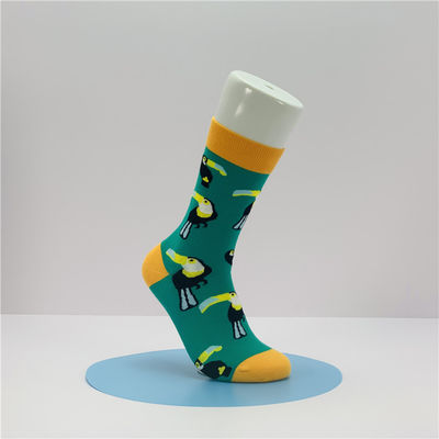 Cotton Knitted Novelty Unisex Socks Custom Logo Colorful Funny Socks Ankle Length 39-42