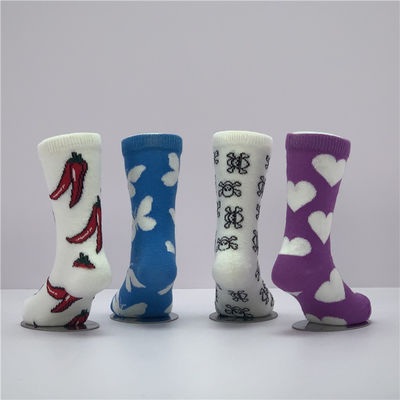 Colorful Cartoon Print Children High Socks for Girls in Soft and Breathable Material