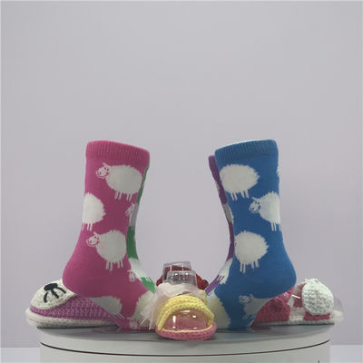 Colorful Cartoon Print Children High Socks for Girls in Soft and Breathable Material