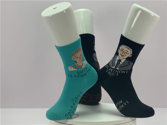 39-42 Fashionable Cotton Socks Designer Woman Long Thermal Women Socks Print Pattern