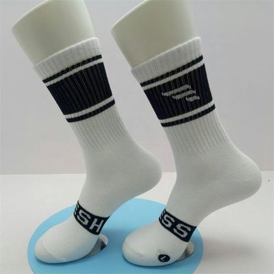 Spring 2024 Trend Geometric Pattern Pure Cotton Men Socks for Running and Sports