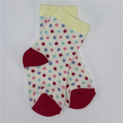 Standard Thickness Cartoon Baby Socks Non Slip Organic Cotton Breathable for Children