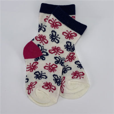 Standard Thickness Cartoon Baby Socks Non Slip Organic Cotton Breathable for Children