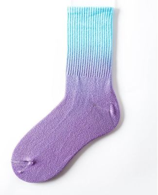 Strong Elastic Tie Dye Socks for Men and Women 22% Polyester Fabric No Printing Methods