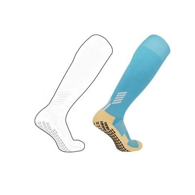 Polyamide Material Professional Anti-Slip Breathable Knee High Football Scrunch Socks