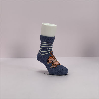 70%Cotton 28%Polyester 2%Spandex High Knitted Ankle Boys Socks for Baby Daily Comfort