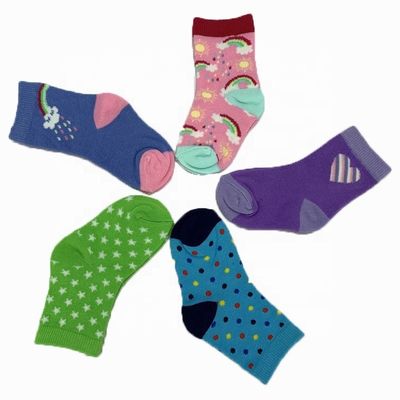 Eco-Friendly Daily Socks for Boys Sustainable Cotton Toddler Socks without Printing