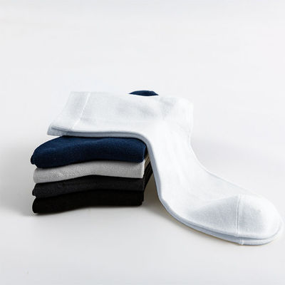 Men's Plain Custom Logo Casual Fashion Knitted Bamboo Fiber Crew Socks Ankle Socks